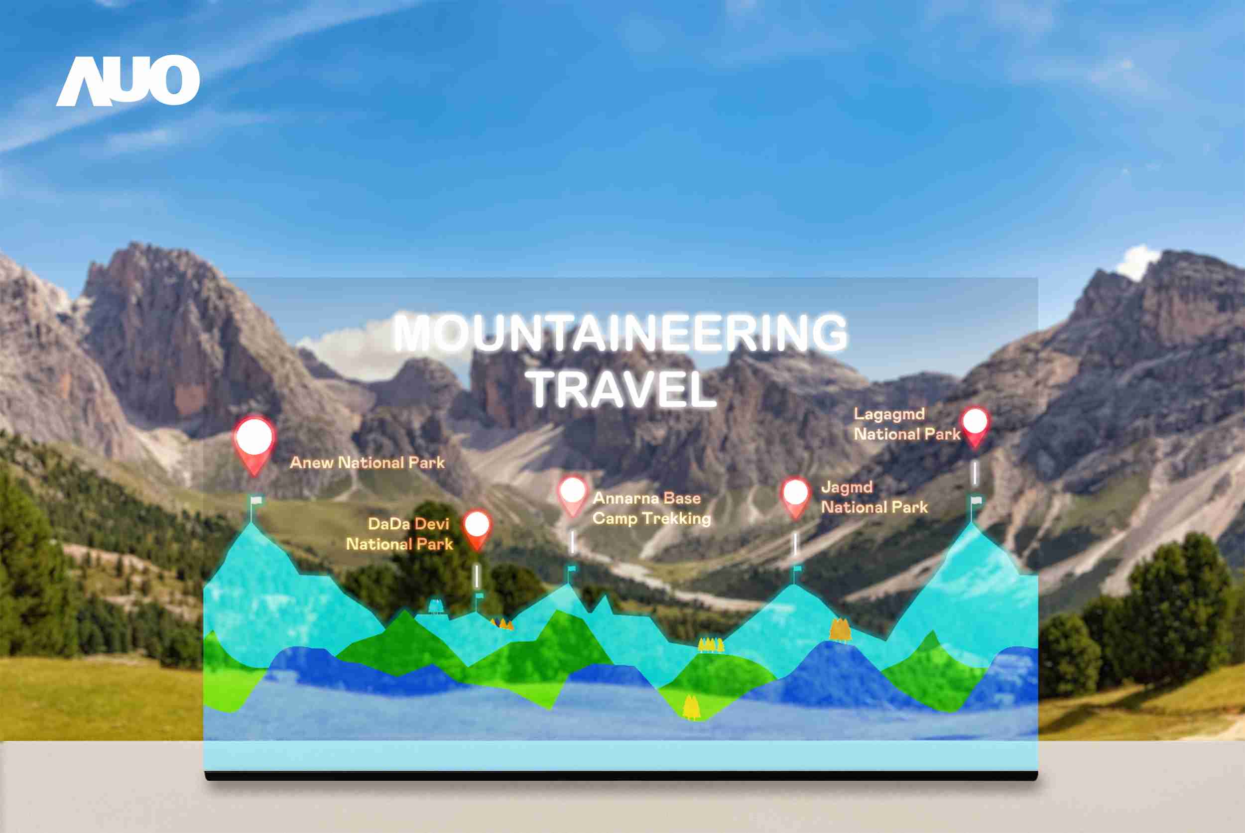 EBpay展示全球单片尺寸最大(*)42吋透明Micro LED显示器拼接而成的〝64吋透明Micro LED显示器〞，，具备高透明度、、、1,000 nits高亮度、、、广色域、、采用三边无边框的无缝拼接等多重特色，，，，呈现超高清、、、细腻画质而不遮挡后方视觉，，，，满足层峰需求，，，，可广泛运用于零售、、、艺术展览或商业空间等场域